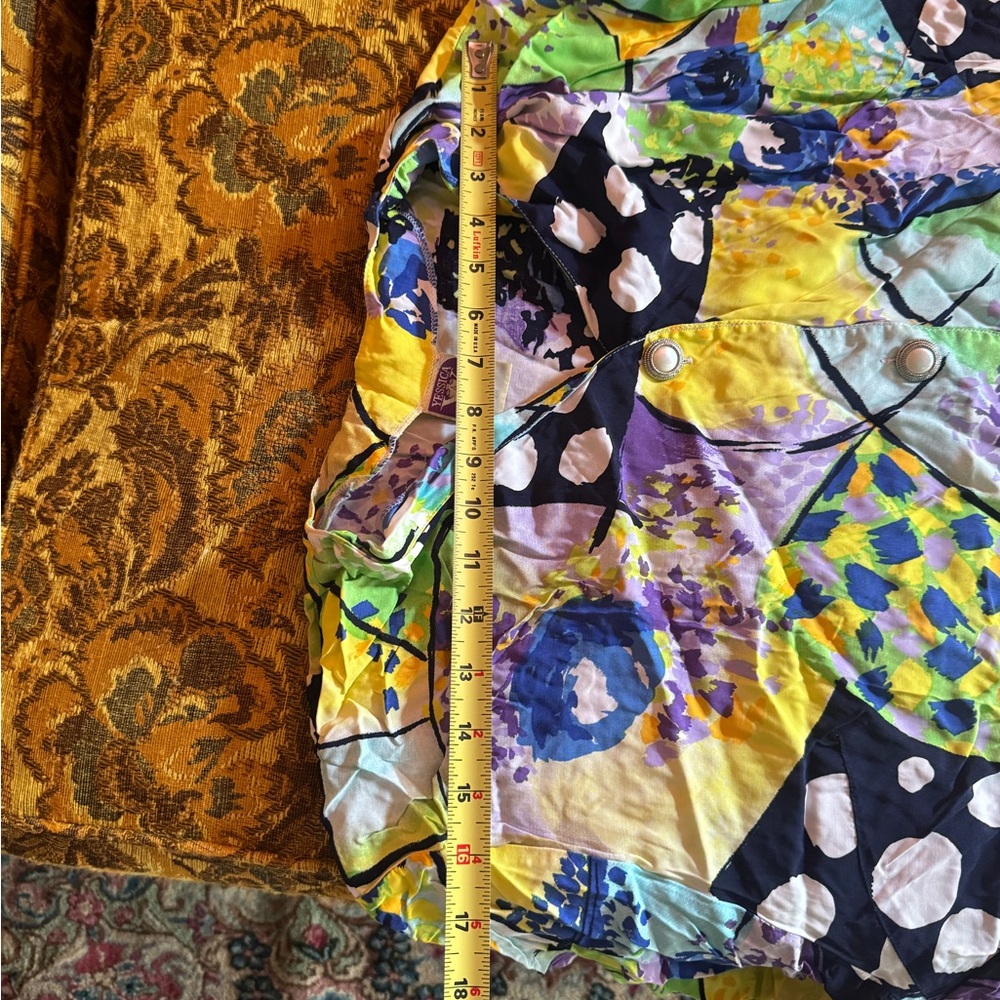 Colorful Abstract Button-Up Shirt - Picture 6 of 7